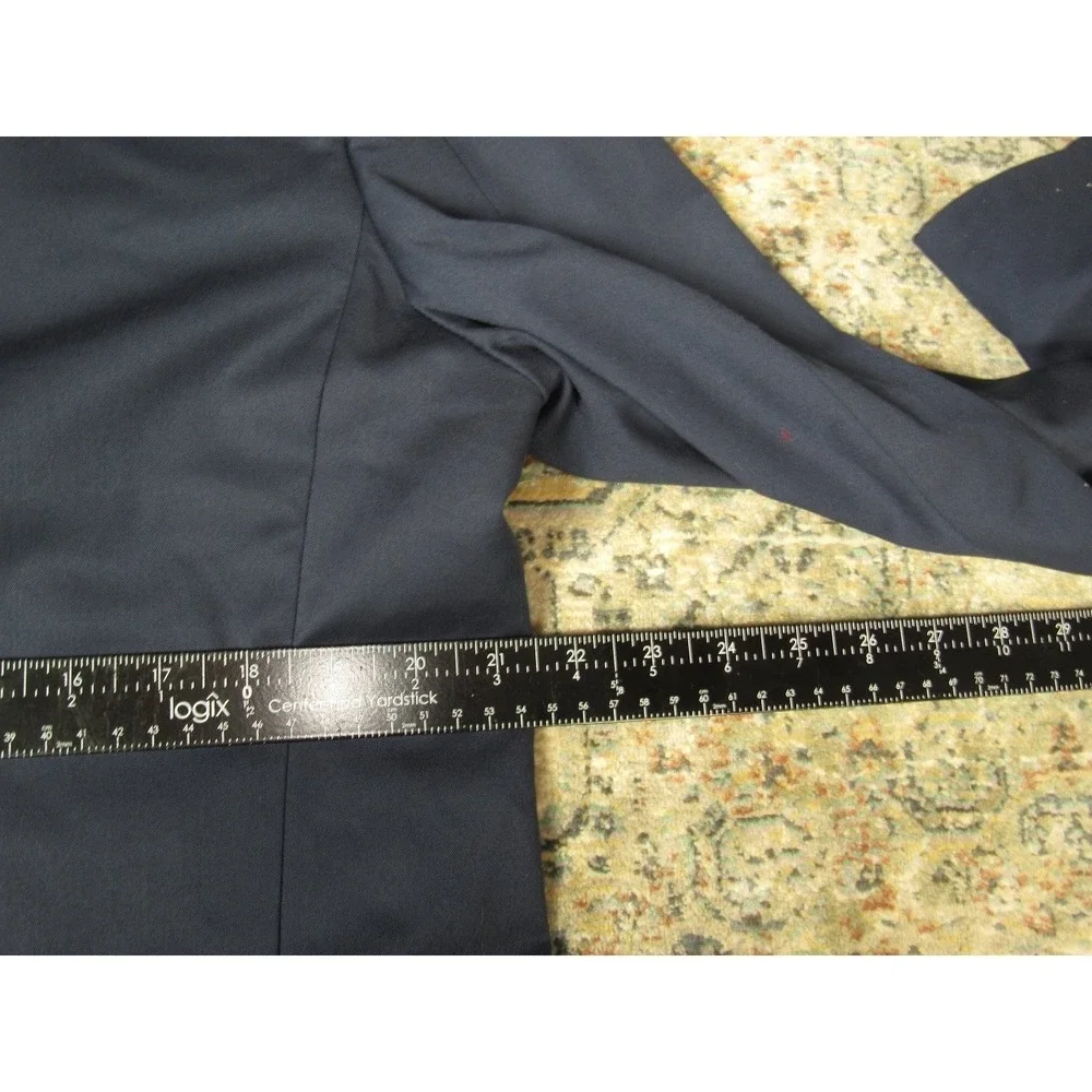 Banana Republic Men's Navy Blue Blazer Jacket Size 40R‎ Wool Blend